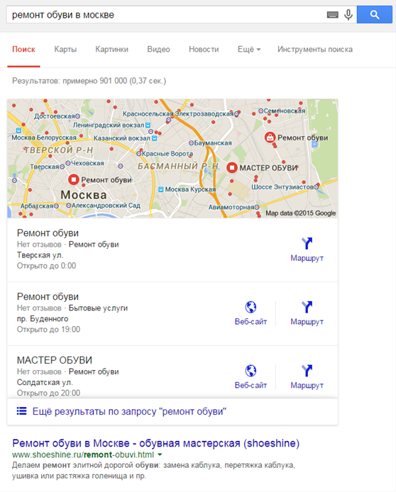 rankings-google-map